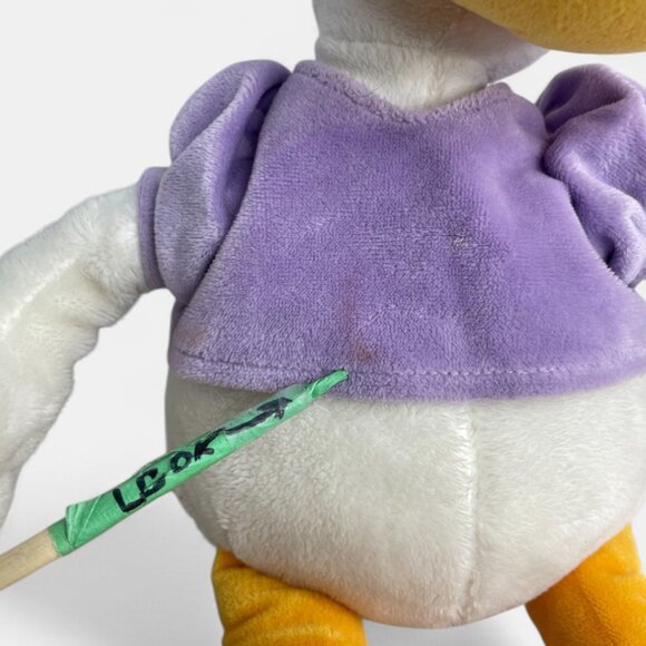 Disney DAISY DUCK Plush 16" Stuffed Animal Toy Doll Purple Outfit & Bow - Picture 7 of 9